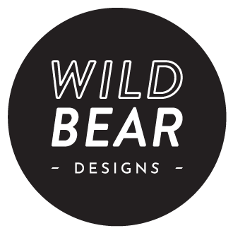 Wild Bear Designs Logo Black Round