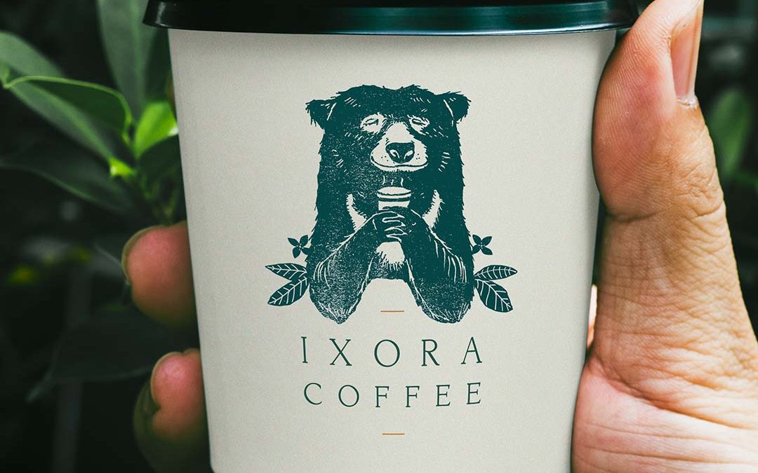 Ixora Coffee Branding